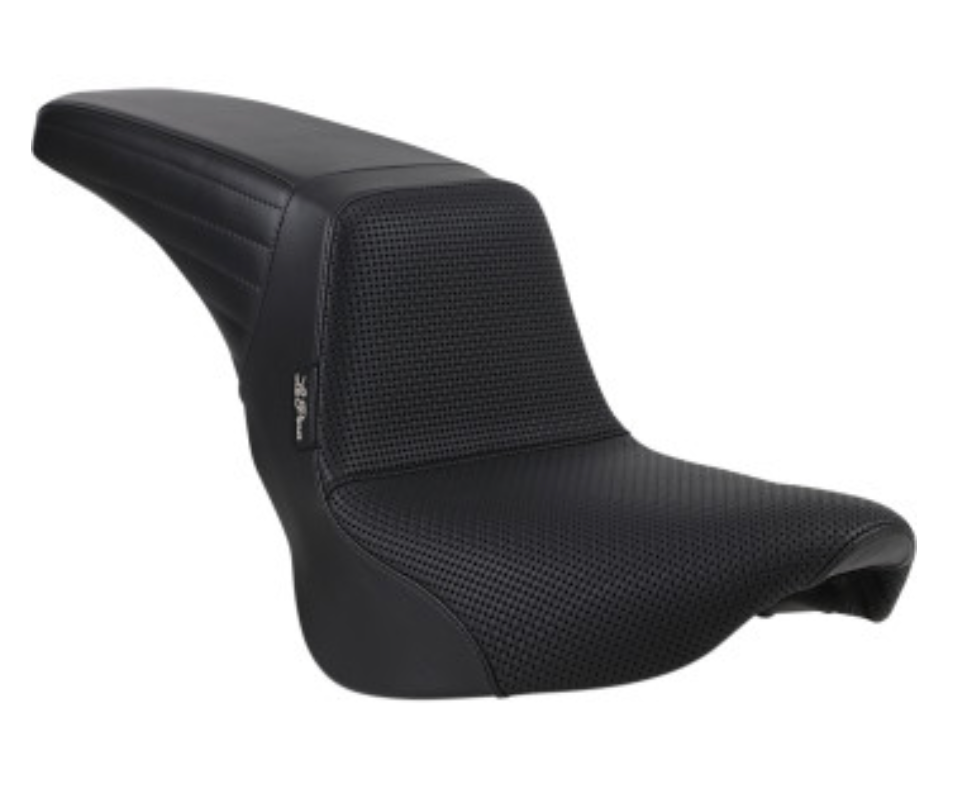 La Pera Kickflip Seat - Basketweave - Softail &#39;18+